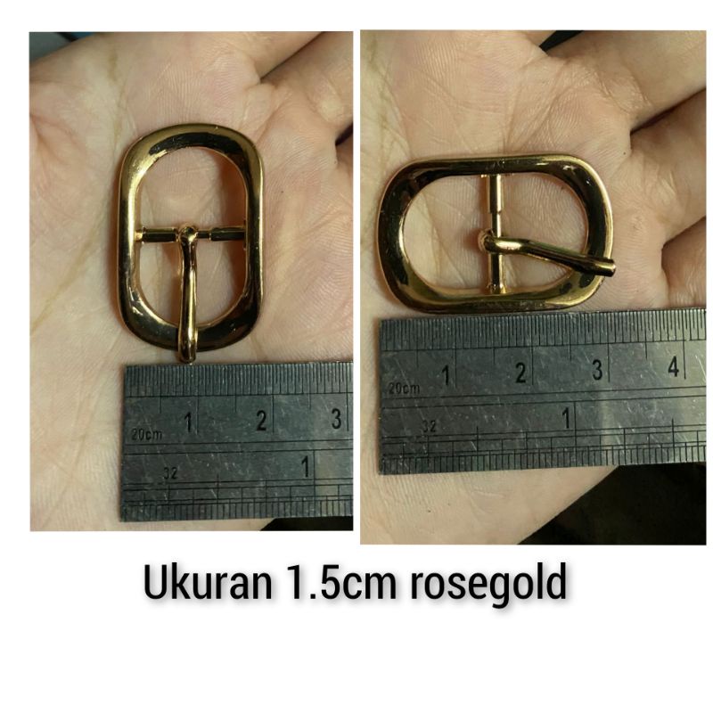 6pcs kepala gesper/ring tusuk