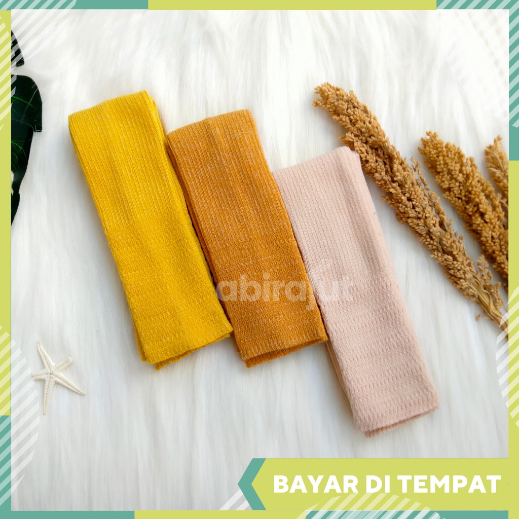 Handsock Jempol Rajut Manset Tangan Panjang Polos Hijaber Syari Muslimah Murah