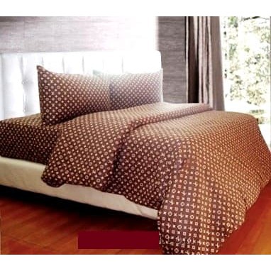 Sprei Katun Jaxine LV Coklat