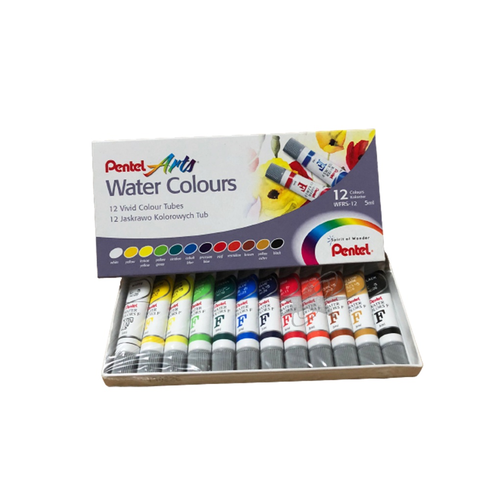 

Pentel Water Colours 12W/15W Cat Air isi 12/15 Warna