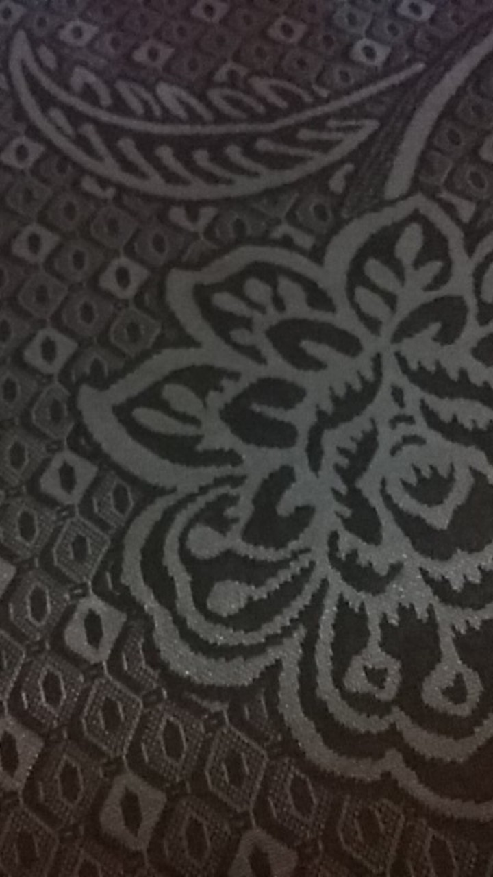 Eb Tradisional Kemeja Batik Semi Sutra Lengan Panjang Coklat Kombi