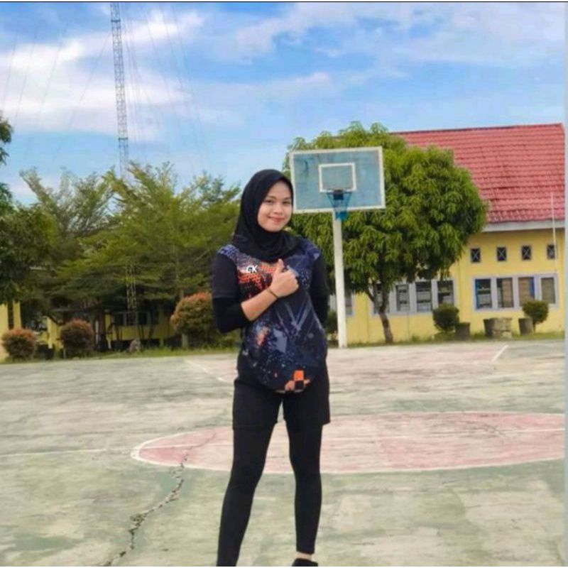 Setelan kaos bola volly printing mizuno murah