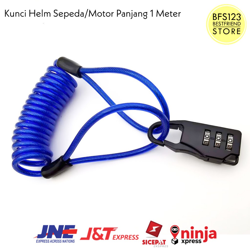 Kunci Helm Sepeda/Motor Panjang 1 Meter