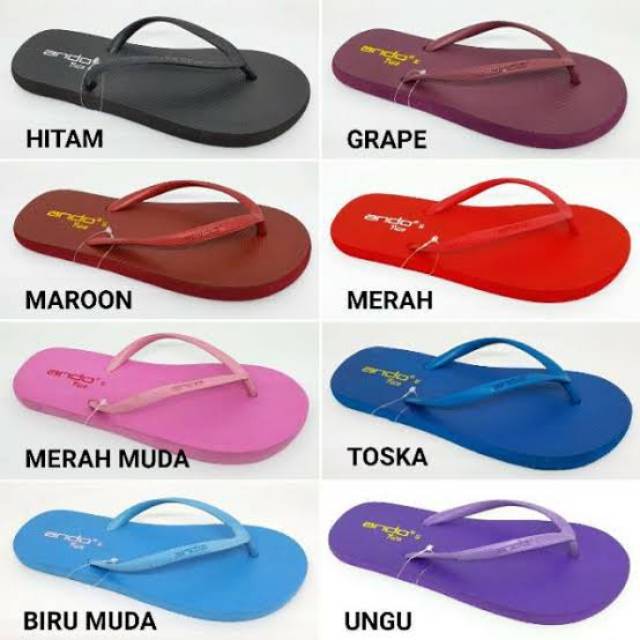 Sandal jepit ando nice - sandal jepit wanita