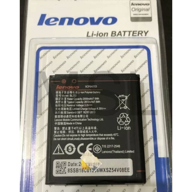 BATERAI BATRE LENOVO A1000 BL-253