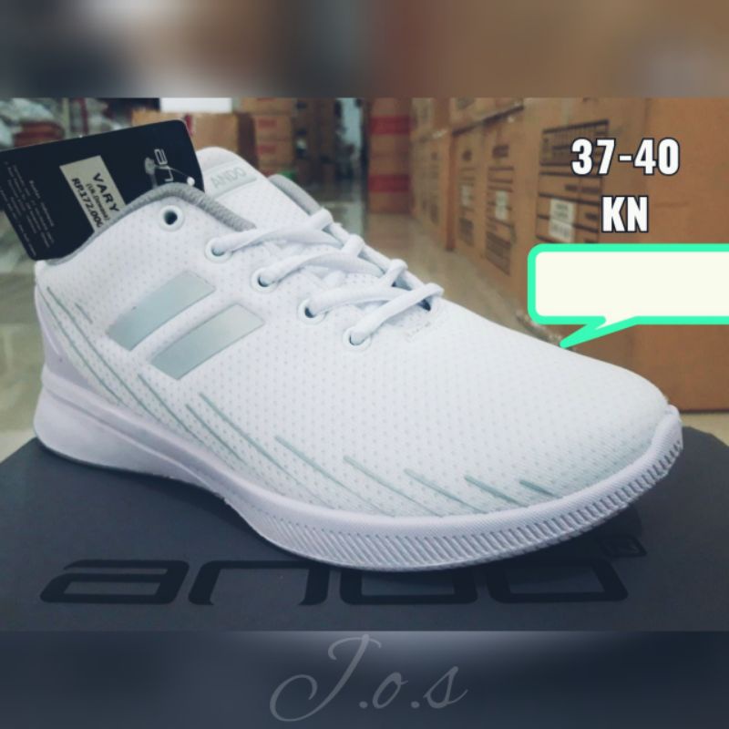 Ando Vary-- Sneakers Wanita Putih Ando Original