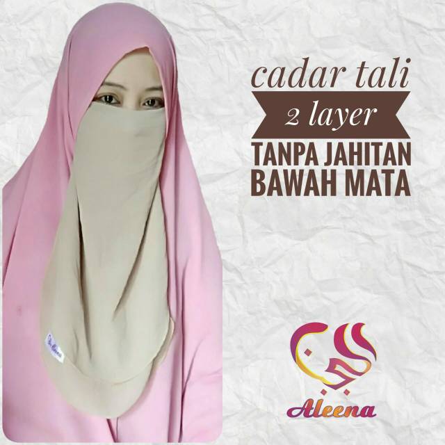 CADAR TALI 2 LAYER TANPA JAHITAN BAWAH MATA