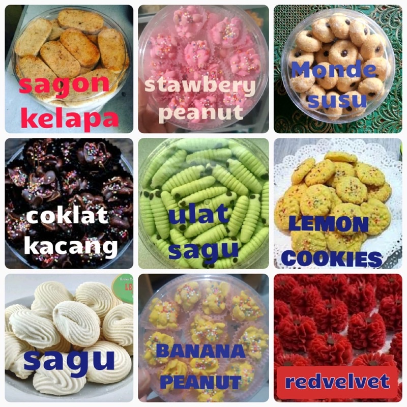 

kue kering aneka varian rasa