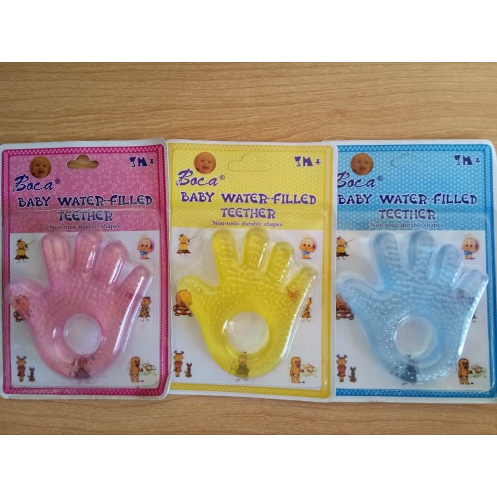 Mainan Gigitan Bayi Teether Air Boca - Water Filled Teether WARNA RANDOM