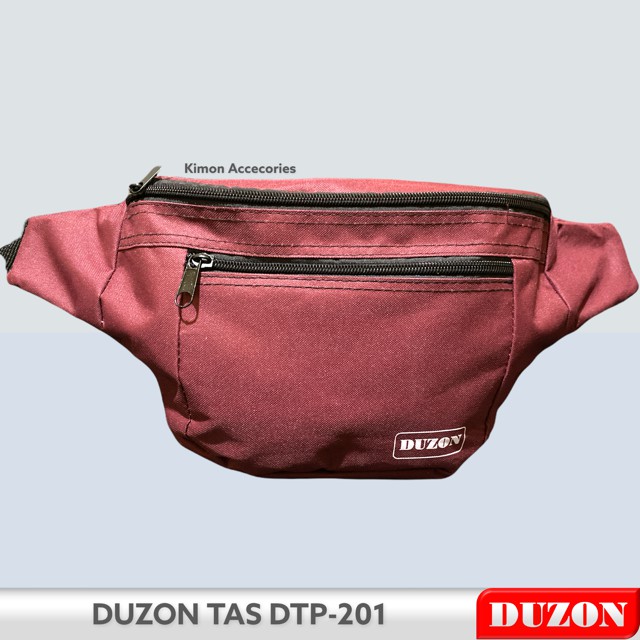 DUZON TAS DPT201 TAS HP SELEMPANG PINGGANG TAS CASUAL UNISEX BAG TAS SEPEDA BIKER