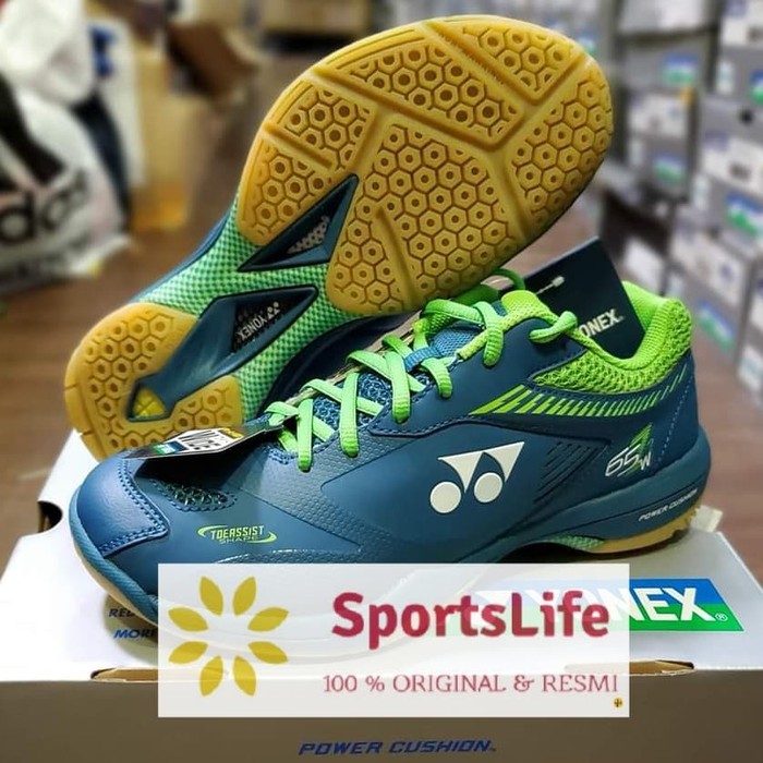 SEPATU YONEX SHB 65 Z2 WIDE ORIGINAL BLUE GREEN