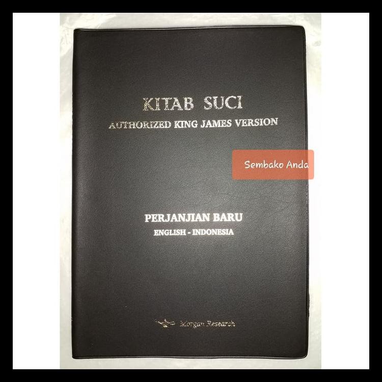 Original Kitab Suci Authorized Kjv Indonesia Alkitab 2 Bahasa Inggris Indonesia Shopee Indonesia
