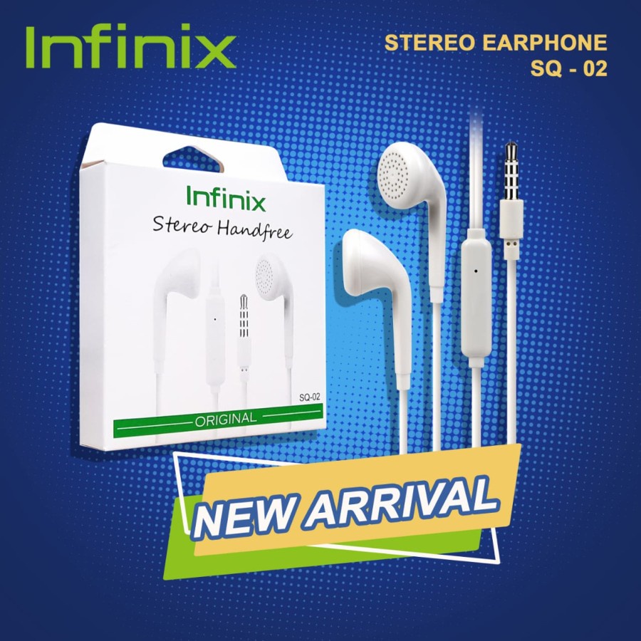 PL Headset Earphone Handfree MH133 Infinix Support Mic Telpon