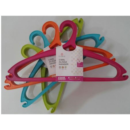 Claris Hanger / Gantungan Baju / Pakaian Alissa Plastik isi 6