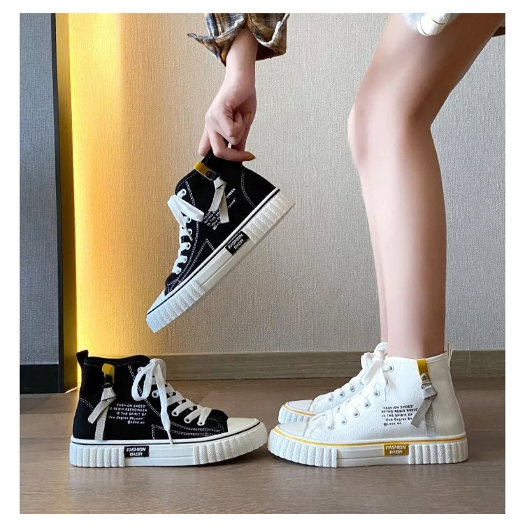 [COD/Bayar ditempat ] R99 Sepatu Sneakers Canvas Wanita Sepatu Wanita Sneakers Wanita Import Premium Quality With Box Viola Shoes