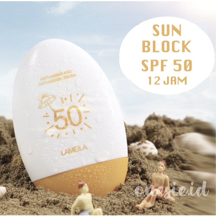 LAMEILA Sun Block SPF 50 Sun Screen Wajah Tahan PA+++ 12 Jam LA065