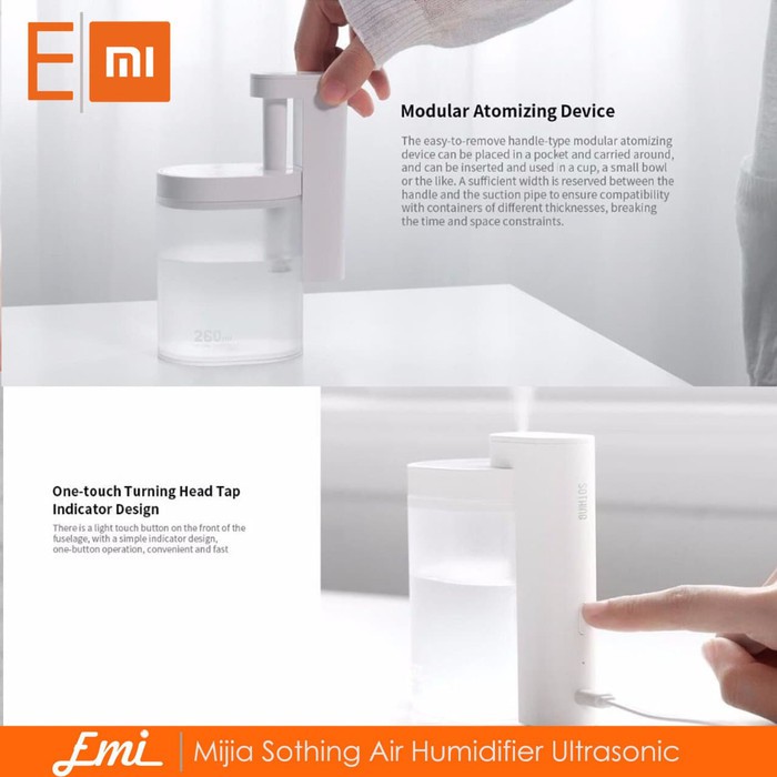 Mijia Geometry Sothing Air Humidifier Ultrasonic Purify 260ml