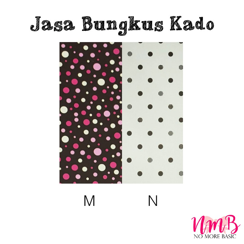 Jasa Bungkus Kado / Gift Wrap untuk Produk NMB STORE