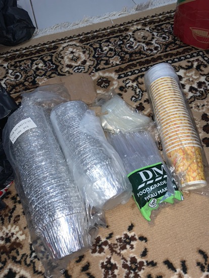 Pisau Plastik / Pisau Makan Plastik Bening @100 Pcs