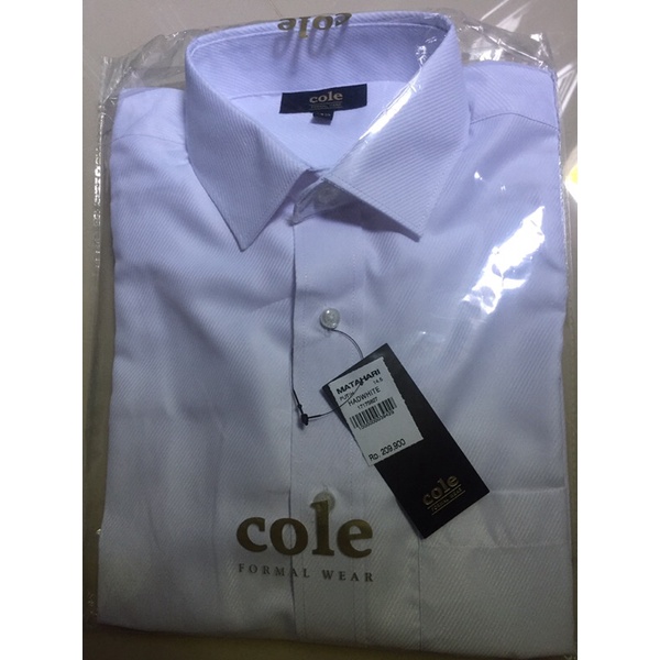 Kemeja pria formal putih lengan panjang brand matahari kondisi baru