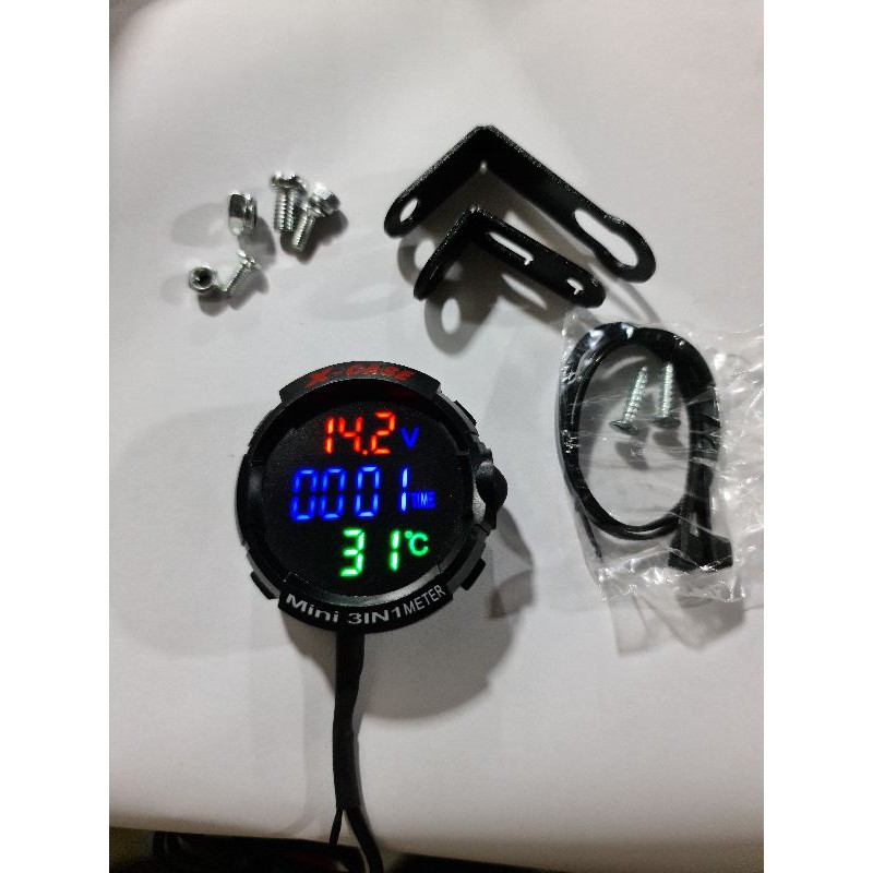 voltmeter aki 3 in 1 multi fungsi anti air klx crf rx king vixion dll