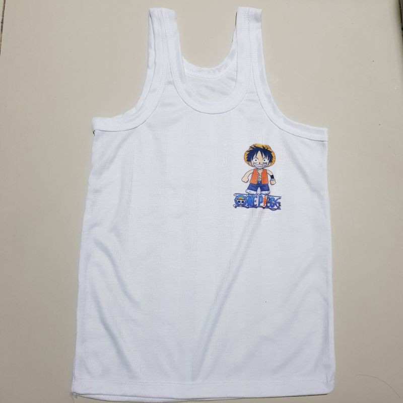 Kaos Dalam Anak Cowo 6pc atau 1/2 lusin grosir / Singlet anak katun tanggung / singlet gambar karakt
