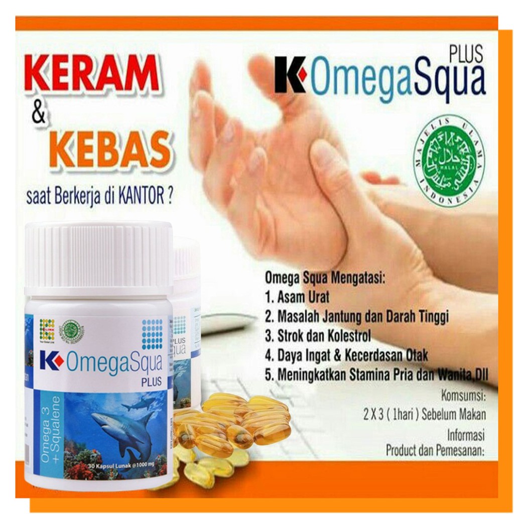 Terlaris Omega 3 K Link Populer K Link Omega Squa Obat Jantung Kolesterol Darah Tinggi Ampu Murah Indonesia