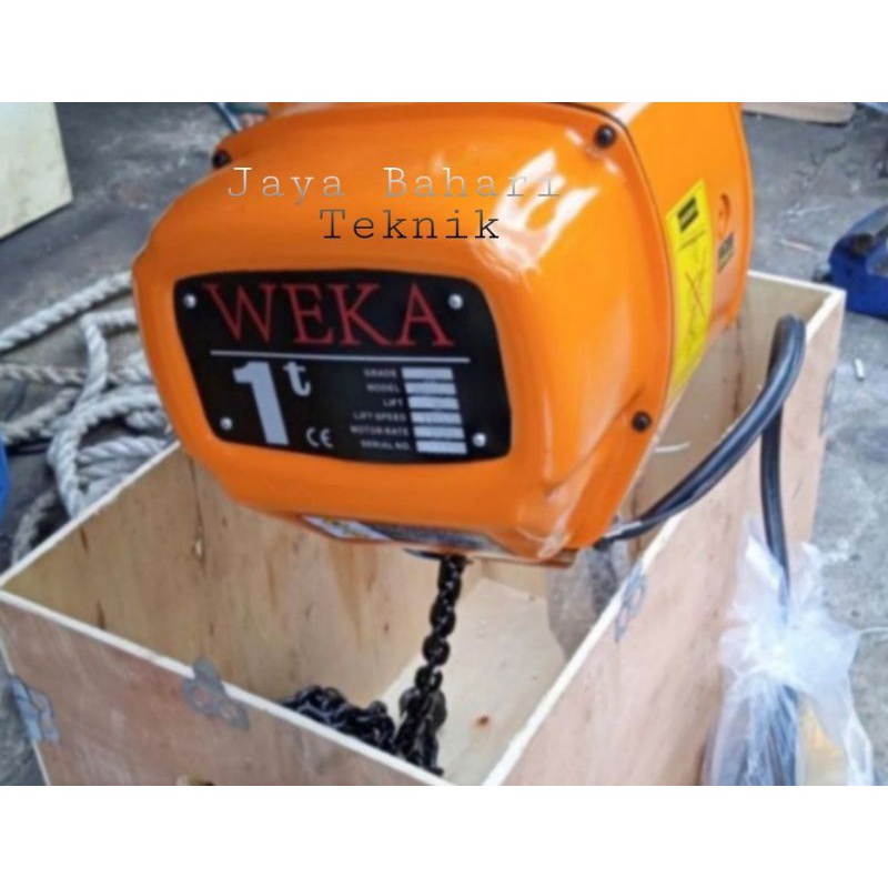 ELECTRIC CHAIN HOIST WEKA 1 TON × 12 M Chain block electric Takel OPT