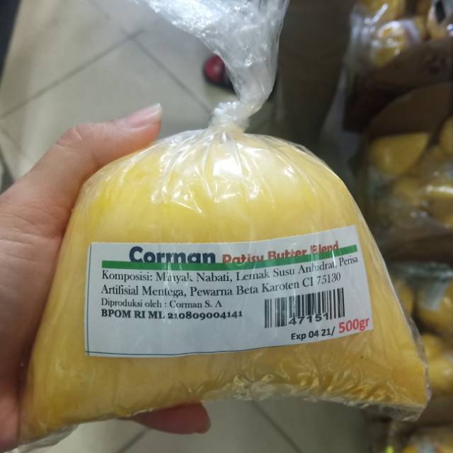 

CORMAN patisu butter blend - mentega - margarine 500 gr