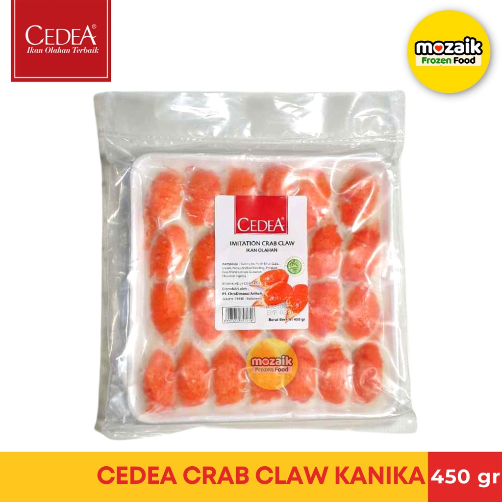 

Crab Claw Cedea Frozen Mart Frozen Food Palembang 450gr