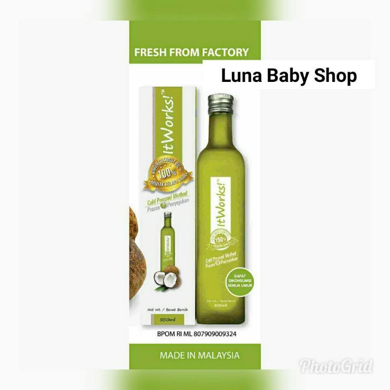 It Works Virgin Coconut Oil 250ml