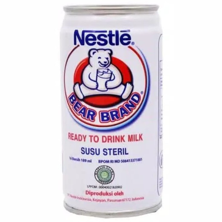 

Susu steril - Nestle Bear Brand Putih 189 ml