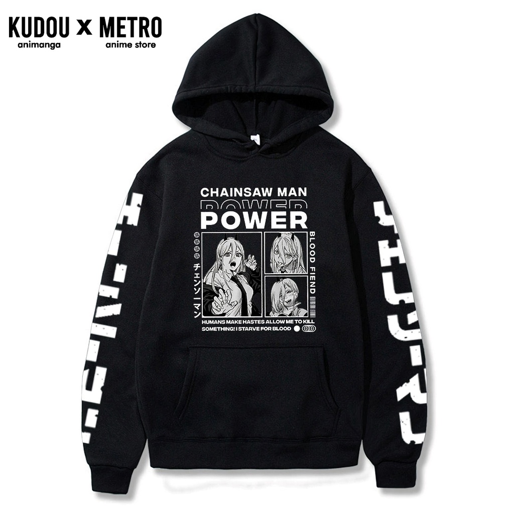 Hoodie Power Chainsawman Anime Manga Premium Unisex