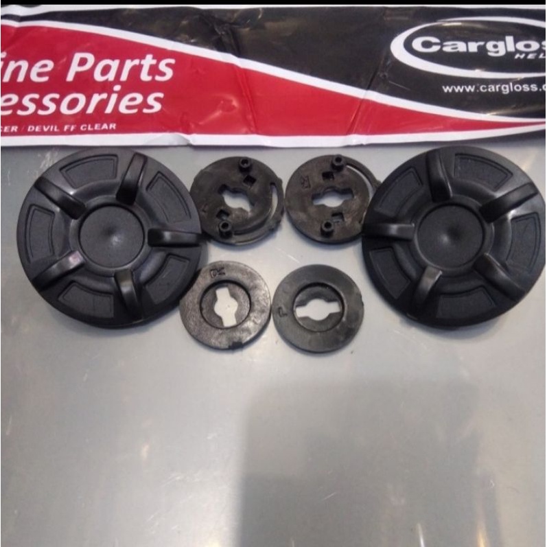 KNOP HELM CARGLOSS YRH, YRM PAKET SIDE LOCK+GEAR HELM CARGLOSS YRM, YR, YRH