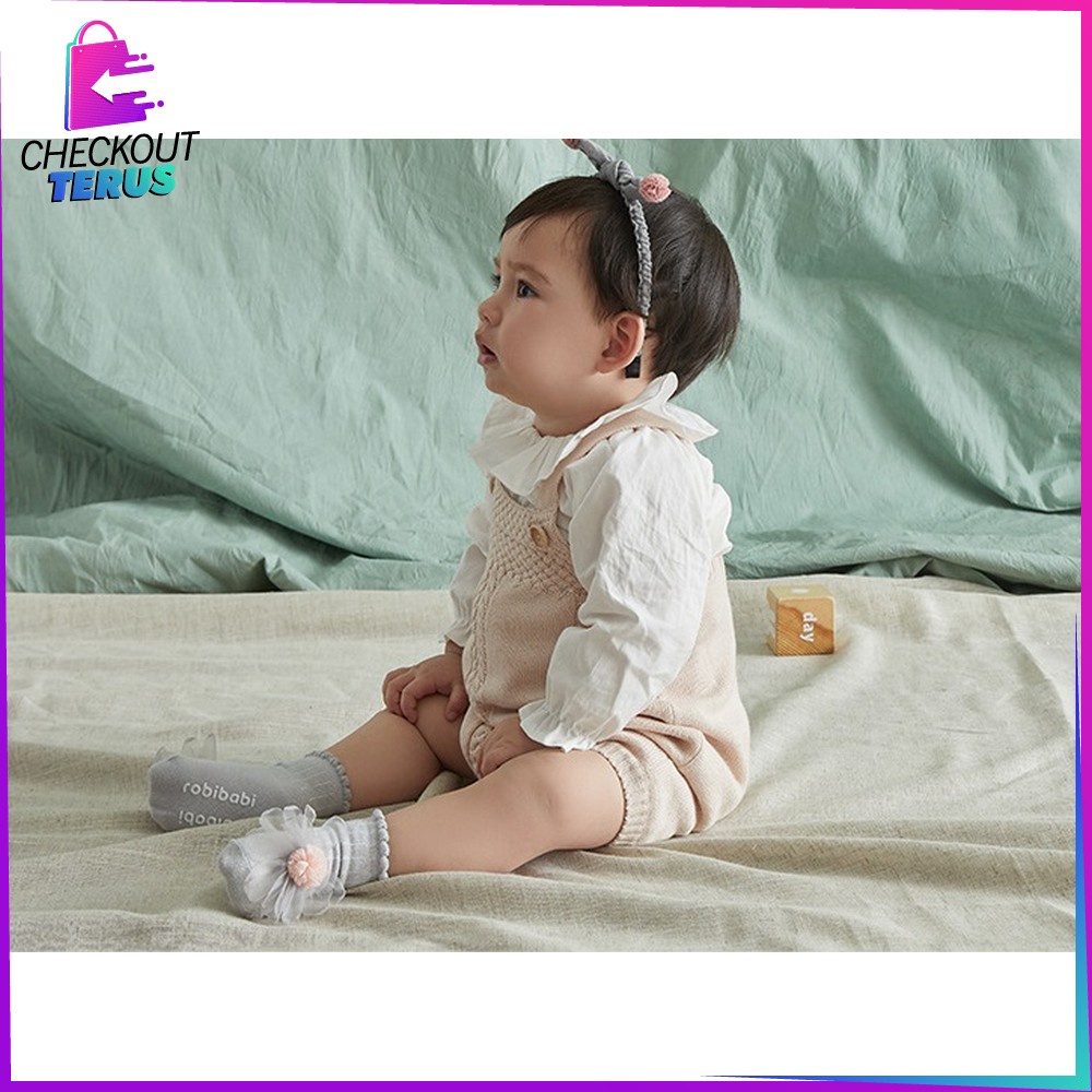 CT P218 Kaos Kaki Anak Bayi Perempuan Antislip Motif Bunga Kaus Kaki Baby Aksesoris Anak Fashion Baby