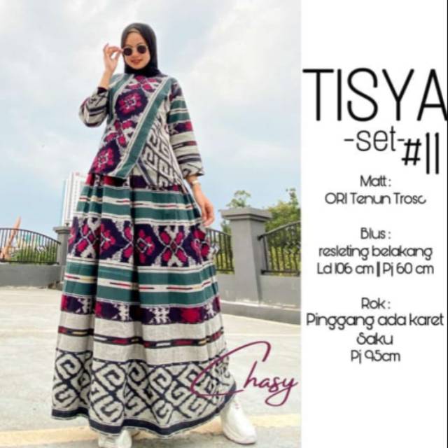 Set Tenun Troso terbaru#Tisya Set