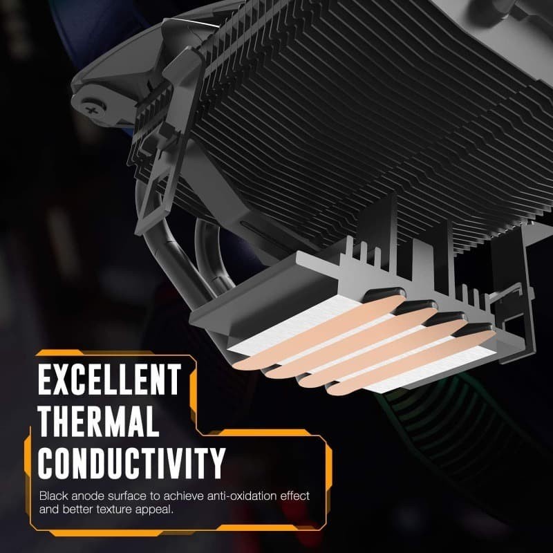 Fan CPU Cooler AIGO DARKFLASH TALON Intel &amp; AMD | By Astikom