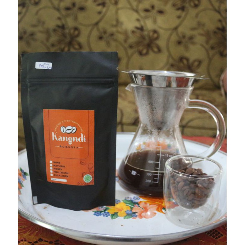 

Kopi Robusta temanggun kangndi kemasan 100g