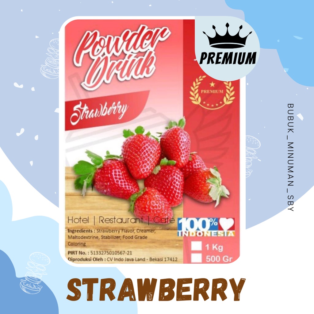 

Javaland Premium Bubuk Minuman Rasa Strawberry Kemasan 1kg