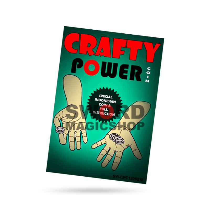 Alat Sulap Crafty Power Coin - Coin Magic - Sulap Koin - Trik Koin - Toko Sulap - Sword Magic