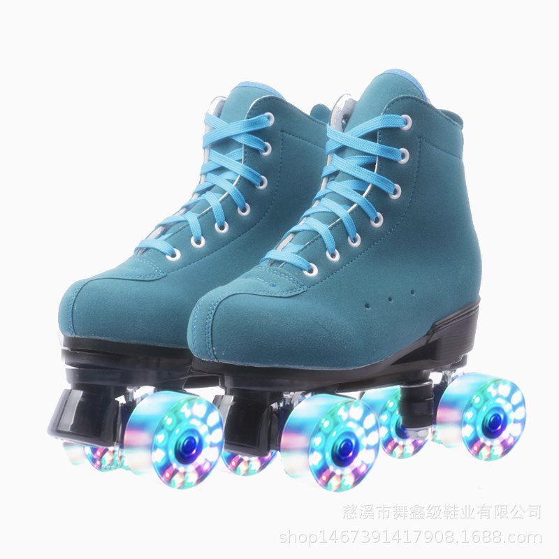 Baris Ganda Skating Sepatu Roda Empat Flash Penuh Sepatu Slide Sepatu Roda Pria  Wanita orang Dewasa