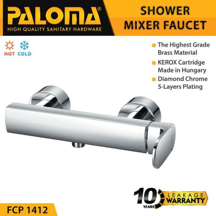 PALOMA FCP 1412 Keran Mixer Shower Mandi Panas Dingin Kran Air