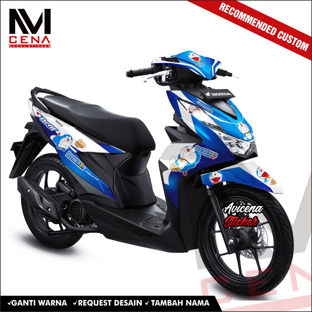 Sticker Decal Beat Deluxe 2020 Decal Sticker Beat 2020 Full body Sticker Decal Beat Street Doraemon