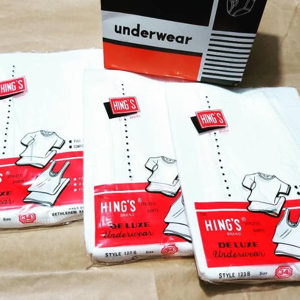 Singlet hings/ Kaos Dalam Pria Dewasa Eceran / pakaian dalam laki murah