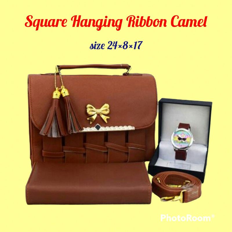 Tas selempang paketan 3in1 / Tas selempang wanita set 3in1 termurah