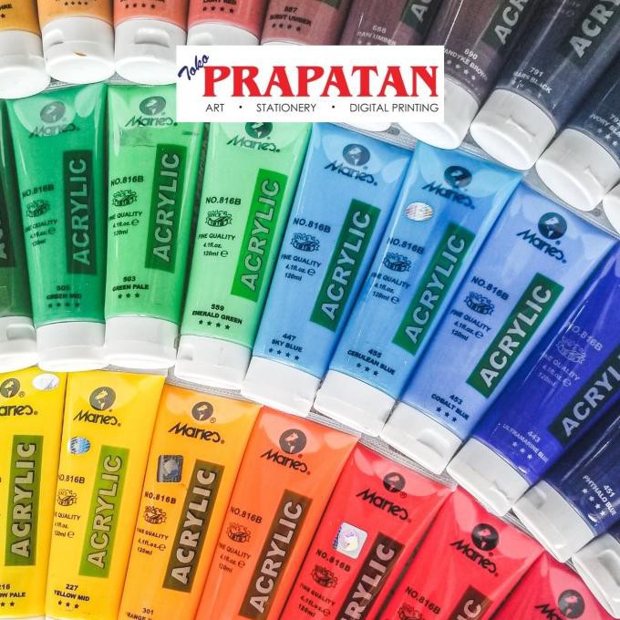 

PERALATAN MELUKIS CAT AKRILIK / ACRYLIC MARIES 120 ML ALAT LUKIS