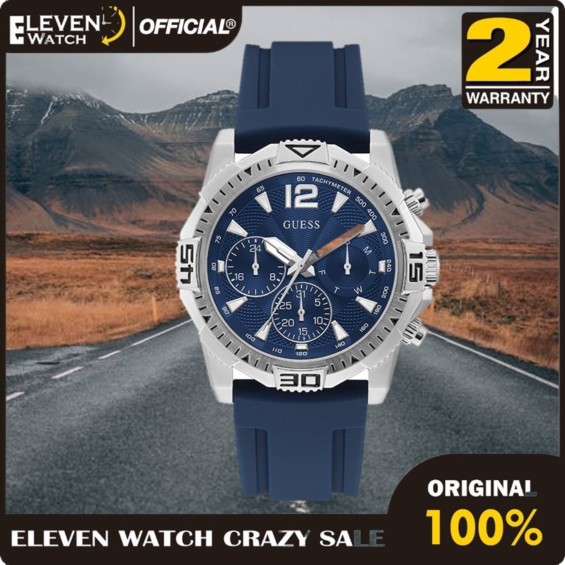 [Promo] Jam Tangan Pria Guess GW0211G1 Commander Men`s  Garansi 2 Tahun [COD]