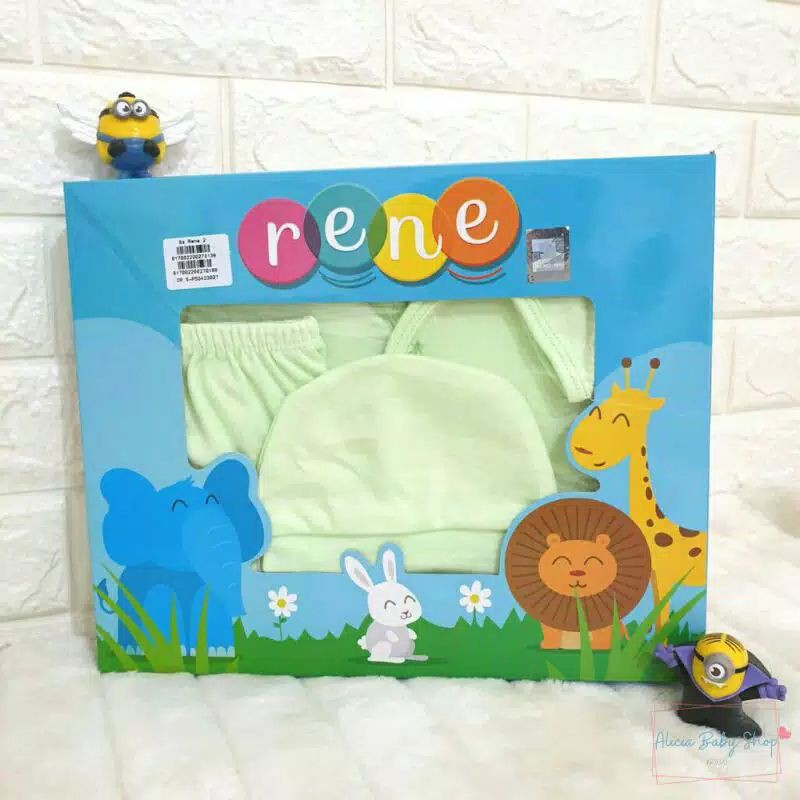 BABY SET RENE MURAH-BABY SET BAJU RENE DUS-KADO BAYI MURAH MERIAH