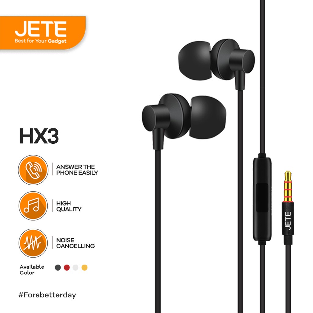 Headset Stereo I Earphone JETE HX3