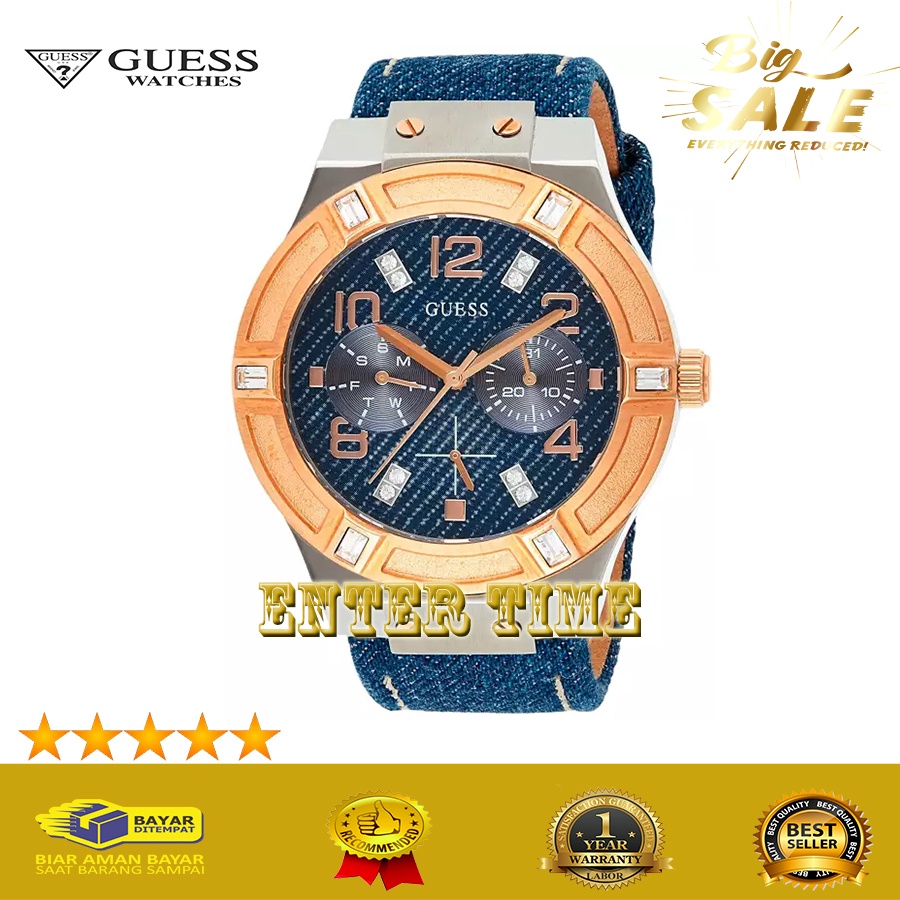 BIG SALE  JAM TANGAN PRIA BRANDED LIMITED EDITION MERK GUESS W0289L1 JAM TANGAN PRIA KEREN GARANSI 1